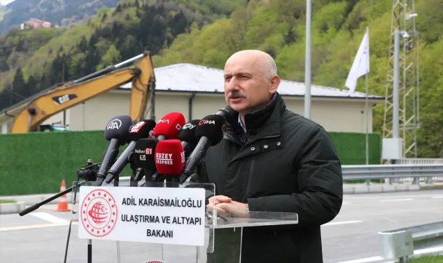 Yeni Zigana Tüneli yarın hizmete giriyor Yeni Zigana Tüneli yarın hizmete giriyor