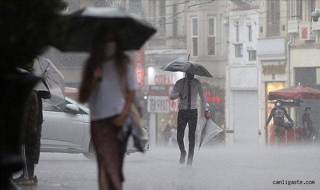Meteoroloji’den 6 il için gök gürültülü sağanak uyarısı Meteoroloji’den 6 il için gök gürültülü sağanak uyarısı