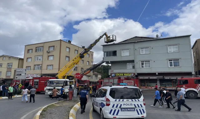 Ümraniye’de çıkan yangında iki kişi yaralandı Ümraniye’de çıkan yangında iki kişi yaralandı