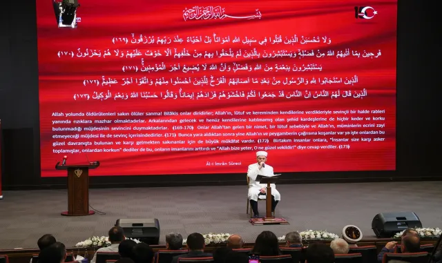 Diyanet İşleri Başkanı Erbaş, "Türkiye Yüzyılı’nın Kahramanları" programında konuştu: Diyanet İşleri Başkanı Erbaş, "Türkiye Yüzyılı’nın Kahramanları" programında konuştu: