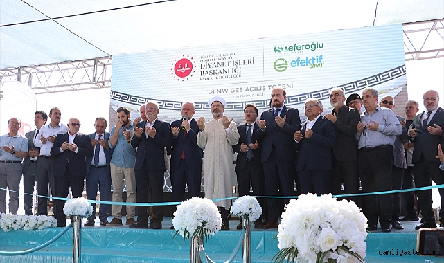 Kayseri’de diyanet için yaptırılan GES törenle hizmete açıldı Kayseri’de diyanet için yaptırılan GES törenle hizmete açıldı