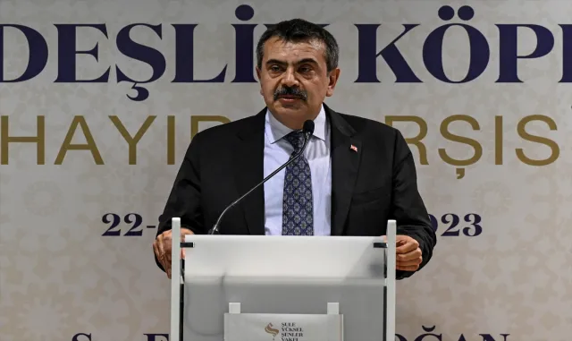 Milli Eğitim Bakanı Tekin, İstanbul’daki hayır çarşısı açılışında konuştu: Milli Eğitim Bakanı Tekin, İstanbul’daki hayır çarşısı açılışında konuştu:
