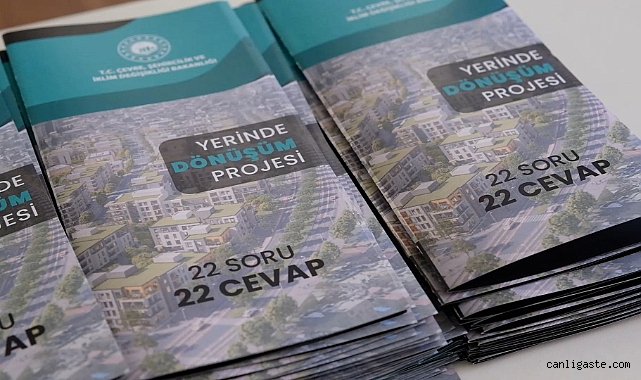 Yerinde Dönüşüm Projesi’ne yapılan başvuru sayısı 80 bin oldu Yerinde Dönüşüm Projesi’ne yapılan başvuru sayısı 80 bin oldu