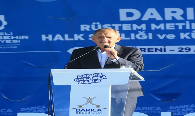 Bakan Özhaseki, Kocaeli’de temel atma törenlerine katıldı: Bakan Özhaseki, Kocaeli’de temel atma törenlerine katıldı: