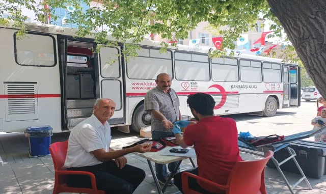 Kızılay’dan Özvatan’da kan bağışı kampanyası Kızılay’dan Özvatan’da kan bağışı kampanyası