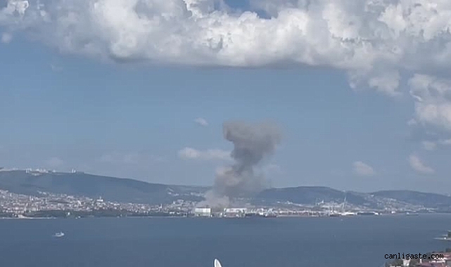 Kocaeli’nin Derince ilçesinde patlama Kocaeli’nin Derince ilçesinde patlama