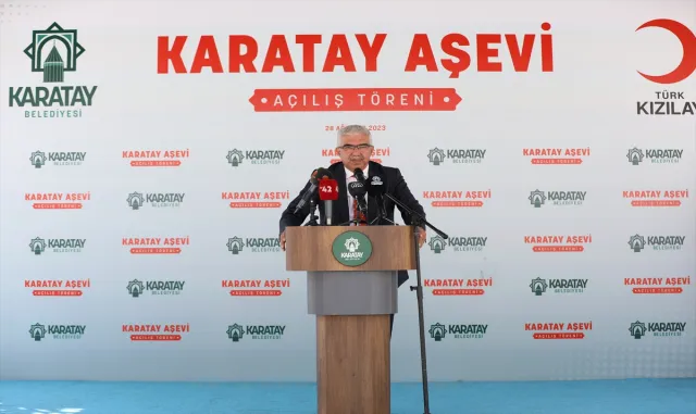 Konya’da 10 bin kişi kapasiteli Karatay Aşevi açıldı Konya’da 10 bin kişi kapasiteli Karatay Aşevi açıldı