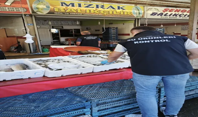 Beyşehir’de balık boy denetimleri Beyşehir’de balık boy denetimleri
