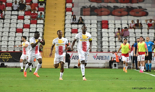 Antalyaspor ile Kayserispor: 1-1 Antalyaspor ile Kayserispor: 1-1