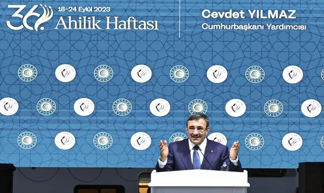 Cumhurbaşkanı Yardımcısı Yılmaz, 36. Ahilik Haftası kutlama töreninde konuştu: Cumhurbaşkanı Yardımcısı Yılmaz, 36. Ahilik Haftası kutlama töreninde konuştu: