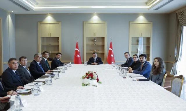 Cumhurbaşkanı Yardımcısı Yılmaz, Özbekistan Dışişleri Bakanı Saidov’u kabul etti Cumhurbaşkanı Yardımcısı Yılmaz, Özbekistan Dışişleri Bakanı Saidov’u kabul etti