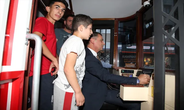 Gölbaşı’nda nostaljik tramvayın test sürüşü yapıldı Gölbaşı’nda nostaljik tramvayın test sürüşü yapıldı