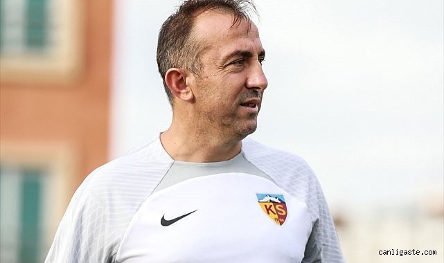 Kayserispor Teknik direktör Recep Uçar ile ilk antrenmanına çıktı