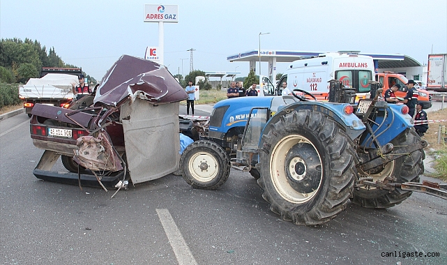 Manisa’da feci kaza! 1 ölü, 3 yaralı Manisa’da feci kaza! 1 ölü, 3 yaralı
