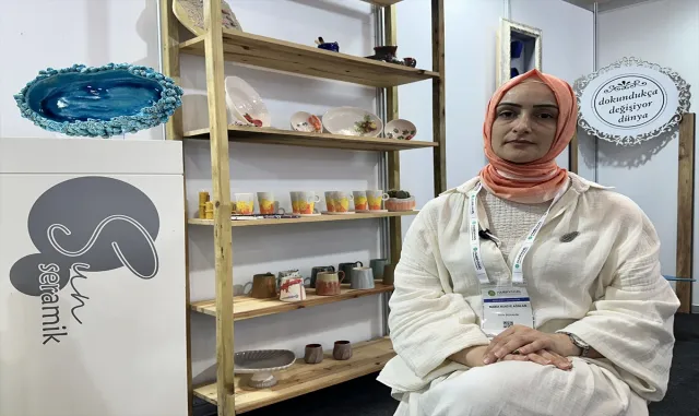 Seramik sanatçısı Rabia Rukiye Adalan, gençleri seramikle tanıştırmayı hedefliyor Seramik sanatçısı Rabia Rukiye Adalan, gençleri seramikle tanıştırmayı hedefliyor