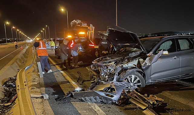 Kayseri’de 7 aracın karıştığı zincirleme trafik kazasında 2 kişi yaralandı Kayseri’de 7 aracın karıştığı zincirleme trafik kazasında 2 kişi yaralandı