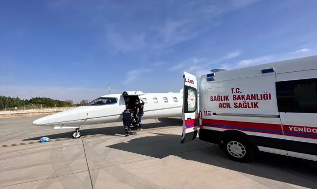 Mardin’de tedavi gören 50 günlük bebek, ambulans uçakla Ankara’ya sevk edildi Mardin’de tedavi gören 50 günlük bebek, ambulans uçakla Ankara’ya sevk edildi