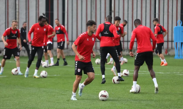 Samsunspor, MKE Ankaragücü maçının hazırlıklarına devam etti Samsunspor, MKE Ankaragücü maçının hazırlıklarına devam etti