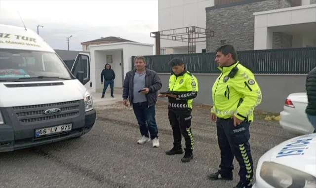 Sorgun’da öğrenci servisleri denetlendi Sorgun’da öğrenci servisleri denetlendi