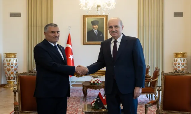 TBMM Başkanı Kurtulmuş, Libya Yüksek Devlet Konseyi Başkanı Takala ile görüştü: TBMM Başkanı Kurtulmuş, Libya Yüksek Devlet Konseyi Başkanı Takala ile görüştü: