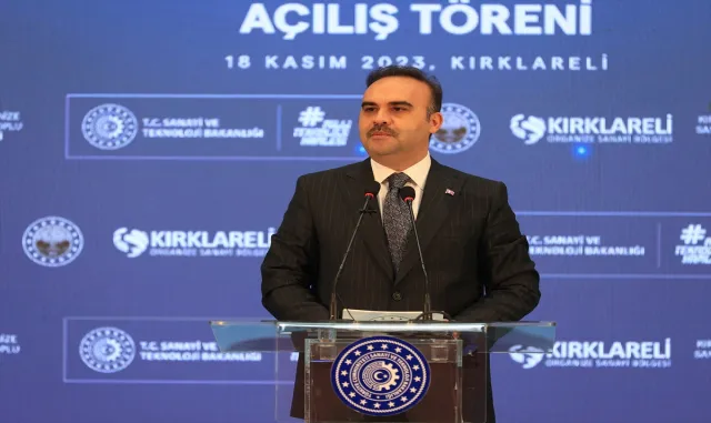 Bakan Kacır, Kırklareli OSB Toplu Açılış Töreni’nde konuştu: Bakan Kacır, Kırklareli OSB Toplu Açılış Töreni’nde konuştu: