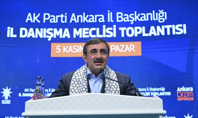 Cumhurbaşkanı Yardımcısı Yılmaz, AK Parti Ankara İl Danışma Meclisi Toplantısı’nda konuştu: Cumhurbaşkanı Yardımcısı Yılmaz, AK Parti Ankara İl Danışma Meclisi Toplantısı’nda konuştu: