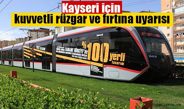Kayseri’de bugün ve yarına dikkat! Kuvvetli rüzgar ve fırtına uyarısı Kayseri’de bugün ve yarına dikkat! Kuvvetli rüzgar ve fırtına uyarısı