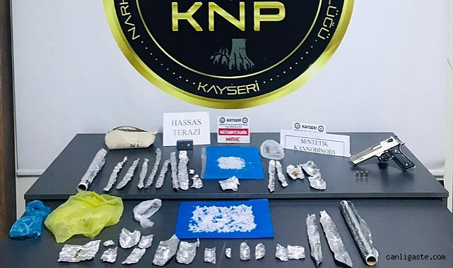 Kayseri’de eş zamanlı uyuşturucu operasyonu: 6 gözaltı