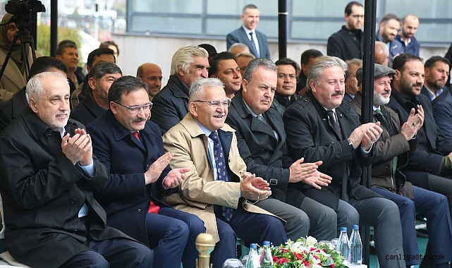 Kayseri’de protokol açılış töreninde buluştu Kayseri’de protokol açılış töreninde buluştu