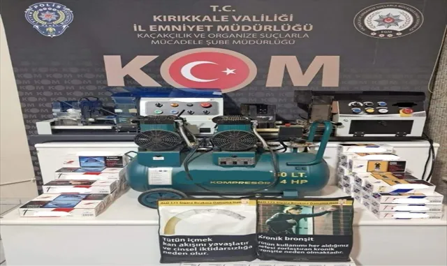 Kırıkkale’de 1 milyon 267 bin 400 makaron ele geçirildi Kırıkkale’de 1 milyon 267 bin 400 makaron ele geçirildi