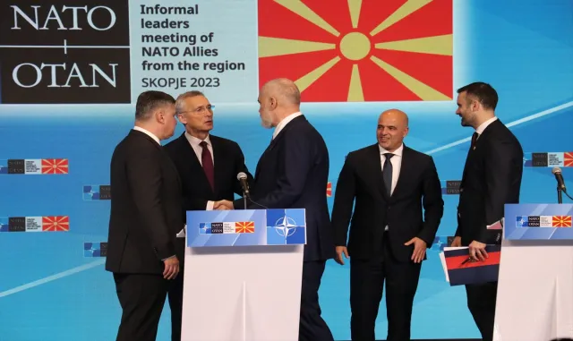 Kuzey Makedonya’da NATO Bölge Müttefikleri Gayriresmi Liderler Toplantısı sona erdi Kuzey Makedonya’da NATO Bölge Müttefikleri Gayriresmi Liderler Toplantısı sona erdi