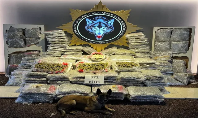 Malatya’da 372 kilogram skunk ele geçirildi Malatya’da 372 kilogram skunk ele geçirildi
