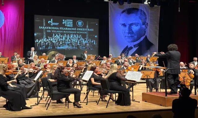 Saraybosna Filarmoni Orkestrasının "100. Yılların Buluşması" konseri CRR’de yapıldı Saraybosna Filarmoni Orkestrasının "100. Yılların Buluşması" konseri CRR’de yapıldı