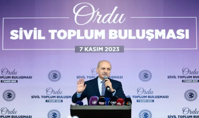 TBMM Başkanı Kurtulmuş, Ordu’da Sivil Toplum Buluşması Programı’nda konuştu: TBMM Başkanı Kurtulmuş, Ordu’da Sivil Toplum Buluşması Programı’nda konuştu: