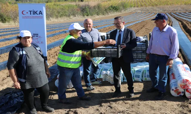 TİKA’dan Kuzey Makedonya’daki çilek yetiştiricilerine destek TİKA’dan Kuzey Makedonya’daki çilek yetiştiricilerine destek