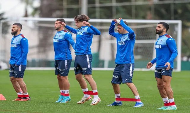 Trabzonspor, Sivasspor maçının hazırlıklarını sürdürdü Trabzonspor, Sivasspor maçının hazırlıklarını sürdürdü