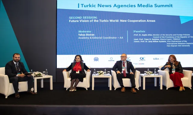 Türk Haber Ajansları Medya Zirvesi’nde "Türk Dünyasının Gelecek Vizyonu" paneli Türk Haber Ajansları Medya Zirvesi’nde "Türk Dünyasının Gelecek Vizyonu" paneli