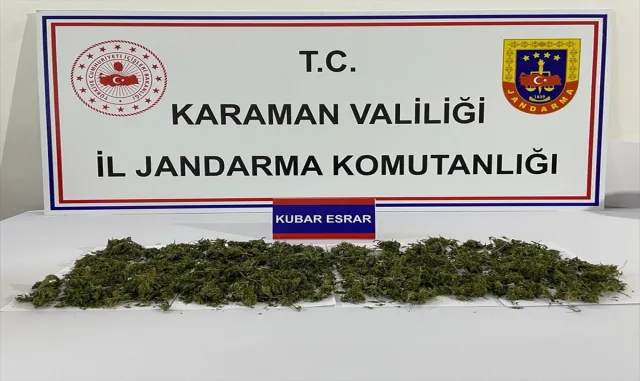 Karaman’da uyuşturucu operasyonunda bir şüpheli yakalandı Karaman’da uyuşturucu operasyonunda bir şüpheli yakalandı