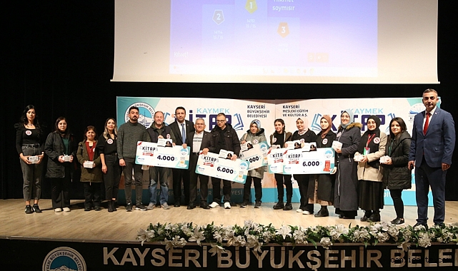 KAYMEK’in kitap okuma yarışmasının ödül töreni gerçekleştirildi KAYMEK’in kitap okuma yarışmasının ödül töreni gerçekleştirildi