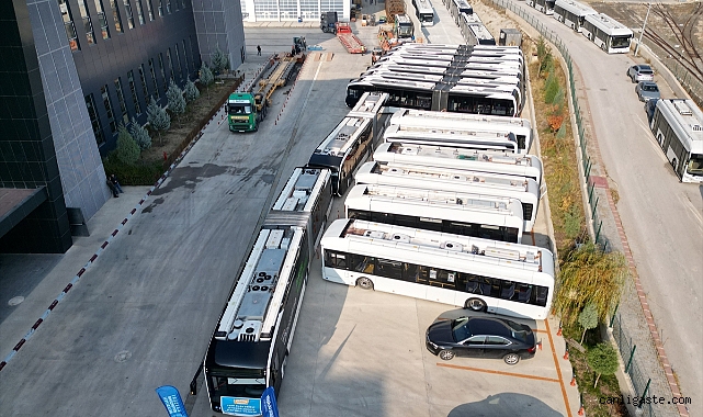 Kayseri’de 15 elektrikli otobüsten 2’si teslim alındı Kayseri’de 15 elektrikli otobüsten 2’si teslim alındı