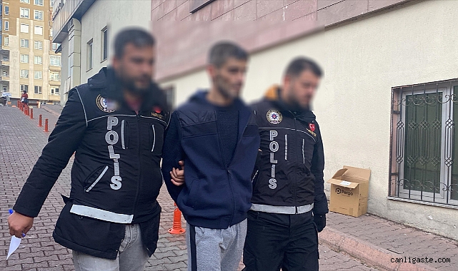 Kayseri’de 18 yıl cezası bulunan firari hükümlü yakalandı Kayseri’de 18 yıl cezası bulunan firari hükümlü yakalandı