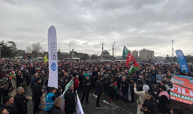 Kayseri’de Filistin’e destek yürüyüşü Kayseri’de Filistin’e destek yürüyüşü