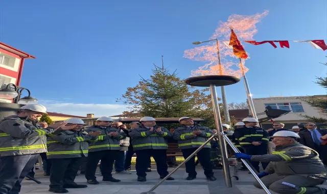 Kayseri’nin Felahiye ilçesinde ilk doğal gaz ateşi yakıldı Kayseri’nin Felahiye ilçesinde ilk doğal gaz ateşi yakıldı