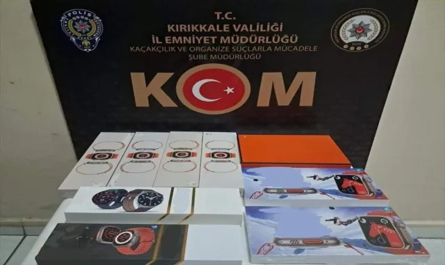 Kırıkkale’de gümrük kaçağı 9 akıllı saat ele geçirildi Kırıkkale’de gümrük kaçağı 9 akıllı saat ele geçirildi