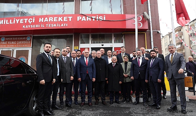 AK Parti Kayseri teşkilatından tam kadro ve MHP ziyareti AK Parti Kayseri teşkilatından tam kadro ve MHP ziyareti