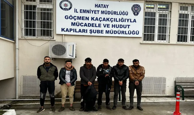Hatay’da 10 düzensiz göçmen yakalandı Hatay’da 10 düzensiz göçmen yakalandı