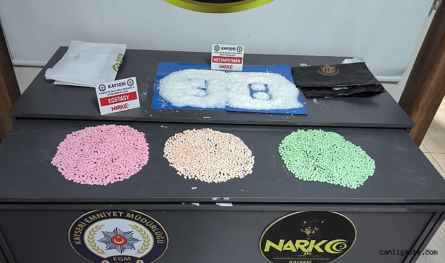 Kayseri’de 1 kilogram sentetik uyuşturucu ele geçirildi! Kayseri’de 1 kilogram sentetik uyuşturucu ele geçirildi!