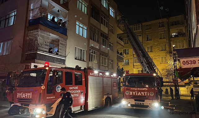 Kayseri’de evde çıkan yangında 1 kişi dumandan etkilendi Kayseri’de evde çıkan yangında 1 kişi dumandan etkilendi