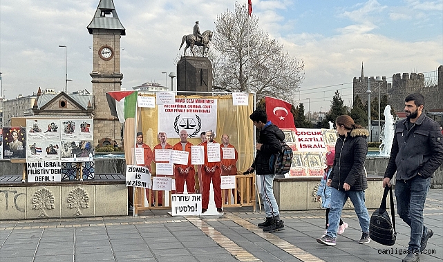 Kayseri’de Gazze için temsili ’Uluslararası Ceza Mahkemesi’ kuruldu! Kayseri’de Gazze için temsili ’Uluslararası Ceza Mahkemesi’ kuruldu!