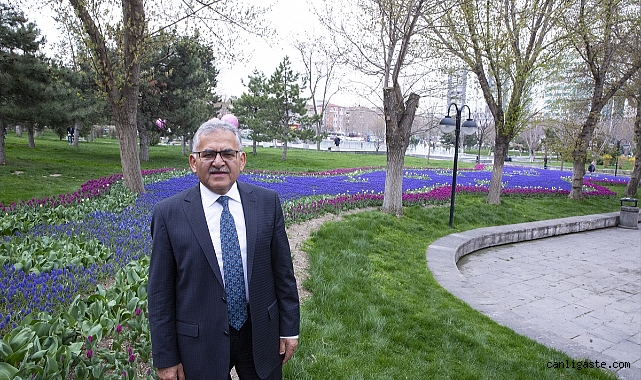 Kayseri’de yeşil alan miktarı arttı Kayseri’de yeşil alan miktarı arttı